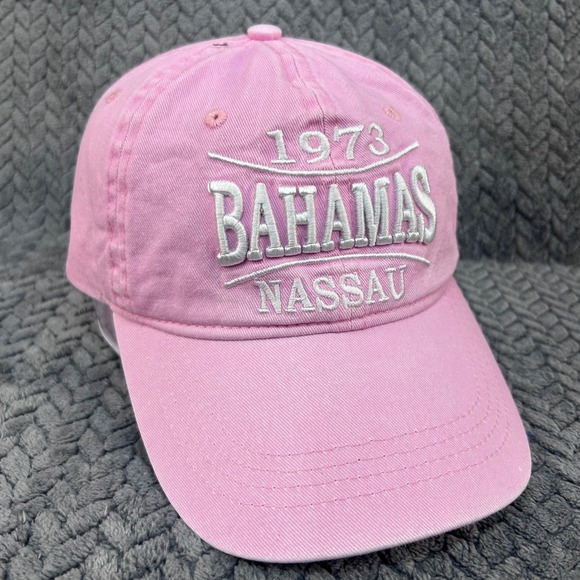 Unbranded Accessories - 1973 Bahamas Nassau Womens Pink Unbranded Baseball Cap Souvenir Adjustable OSFM